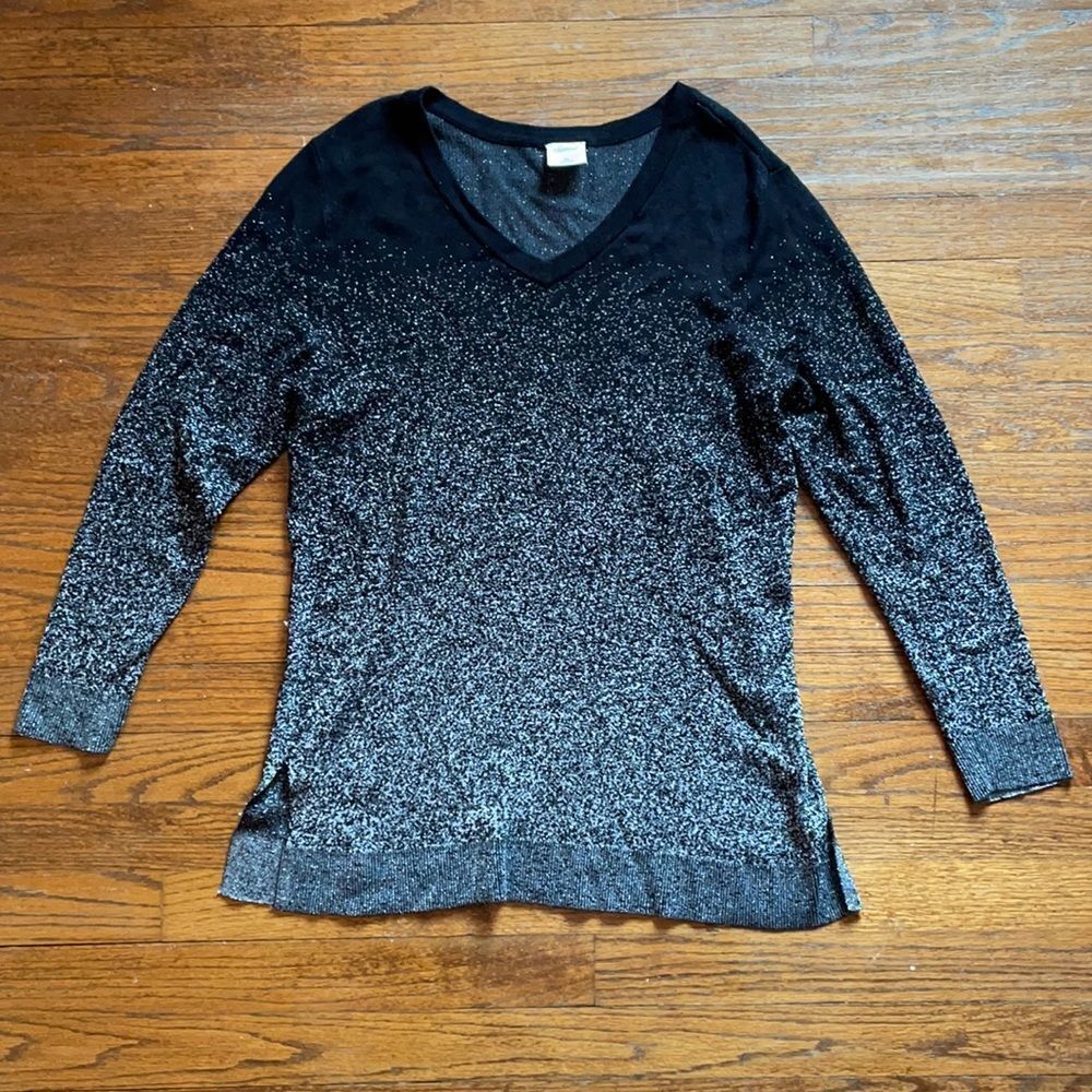 Soma Black & Silver Sweater